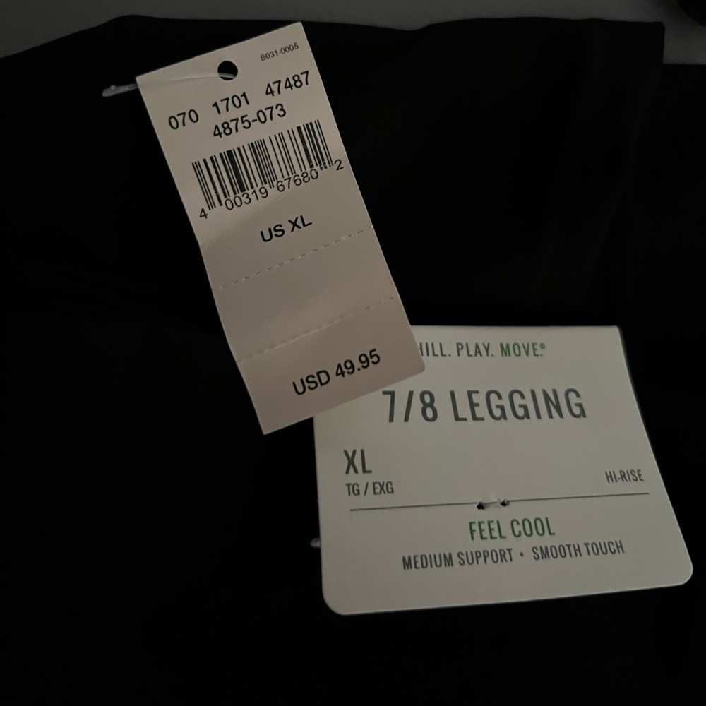 Aerie black 7/8 leggings XL - Picture 6 of 8